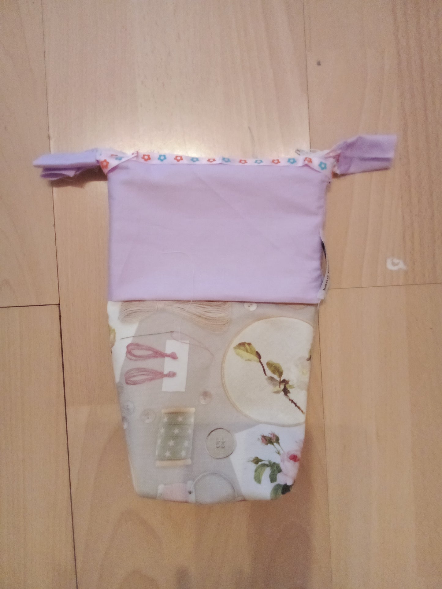 Lila Popup-Mäppchen – Nähmuster, kompakt & praktisch