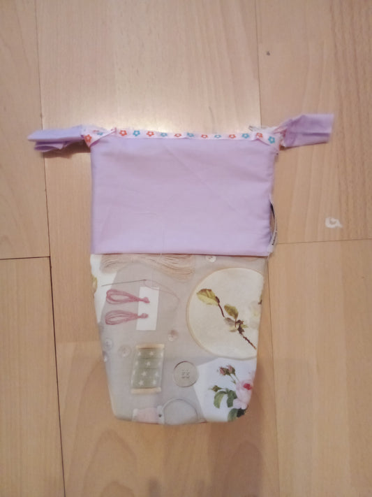 Lila Popup-Mäppchen – Nähmuster, kompakt & praktisch